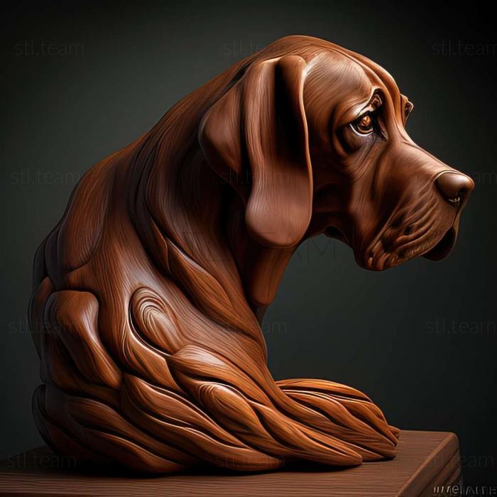 3D модель Меделян собака (STL)